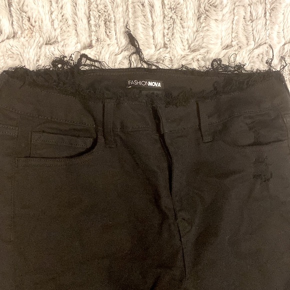 Black Distressed Jeans from Fashion Nova - Picture 2 of 4